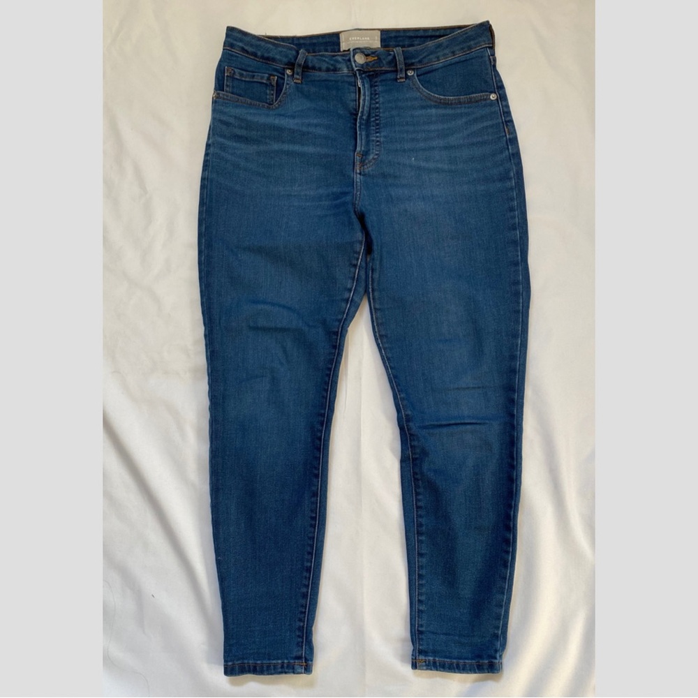 Everlane The Curvy High Rise Skinny Jean, size 30 crop